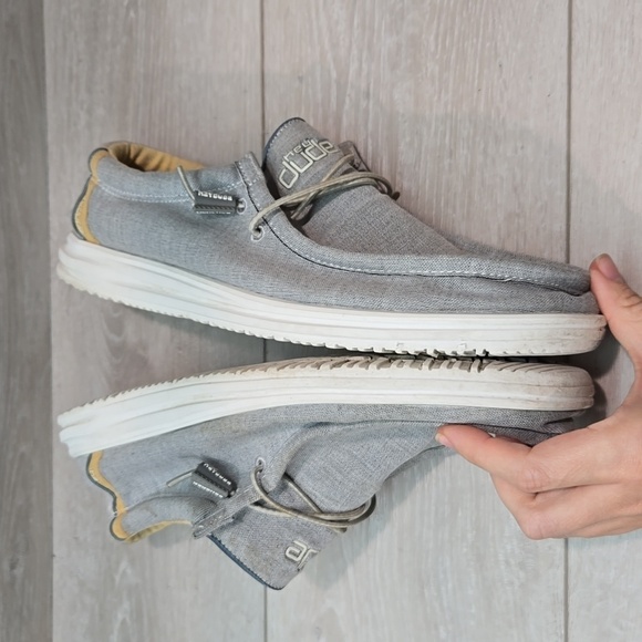 Hey Dude Mens Wally Free Ash Loafer Slip on shoes sz 13 - Picture 10 of 12